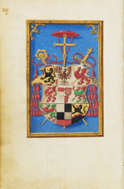 Wappen von Kardinal Albrecht von Brandenburg von Simon Bening